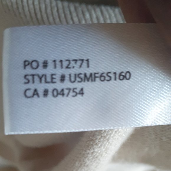 Men's XL Beige U.S. Polo Assn V Neck Long Sleeve Sweater - Picture 6 of 11